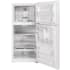 GE GTS19KGNRWW - 30 Inch Freestanding Top Freezer Refrigerator Open View