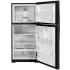GE GTS22KMNRDS - 33 Inch Black Slate Freestanding Top Freezer Refrigerator
