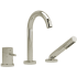 Rohl RIU™ RU19PN - Riu™ 3-Hole Deck Mount Tub Filler in Polished Nickel