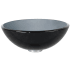 Kraus Clear Black Series GV10414SN - 14" Clear Black Glass Vessel Sink