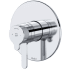 Rohl Nibi™ TNB44C - Nibi™ Single Lever Handle Thermostatic and Pressure Balance Trim with 2 Functions in Chrome