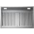 BlueStar Hampton Designer Series HA042MLPLTDCF - 42 Inch Wall Mount Range Hood with 3-Speed + Booster in Bottom View