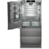 Liebherr HCB2091G - 36 Inch Built-In Bottom Mount Refrigerator in Opened View