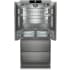 Liebherr HCB2092G - 36 Inch Built-In 4-Door French Door Refrigerator in Opened View