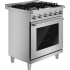 Bosch 500 Series HDS5057U - 500 Series Dual Fuel Freestanding Range 30-inch Stainless Steel