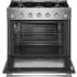 Bosch 500 Series HDS5657U - 500 Series Dual Fuel Freestanding Range 36-inch Stainless Steel