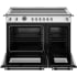 Bertazzoni Heritage Series HER486IGFEPXT - 48 Inch Freestanding Induction Range with 6 Elements in Front View