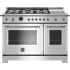 Bertazzoni Heritage Series HERT486GDFSXTLP - Stainless Steel Front View