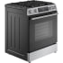 Bosch 100 Series HGF1050MUC - 30 Inch Slide-In Gas Range in Angled View