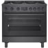 Bosch 800 Series HGS8645UC - 800 Series Gas Freestanding Range 36'' Black Stainless Steel