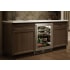Perlick Signature Series HH24BS41LL - Image Shown (Beverage Center with Stainless Steel Glass Door)