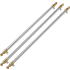 Bertazzoni Heritage Series HK36HERFDBXGV - Handle Kit for 36 Inch Built-In French Door Refrigerator - Heritage Series with Gold Accents