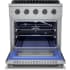 Hauslane PRG30BS - 30 Inch Freestanding Gas Range