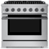 Hauslane PRG36BS - 36 Inch Freestanding Gas Range