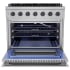 Hauslane PRG36BS - 36 Inch Freestanding Gas Range