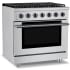 Hauslane PRD36BS - 36 Inch Freestanding Gas Range