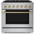 Hauslane PRD36GD - 36 Inch Freestanding Gas Range