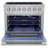 Hauslane PRG36SS - 36 Inch Freestanding Gas Range