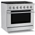 Hauslane PRG36SS - 36 Inch Freestanding Gas Range