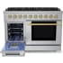 Hauslane PRG48GD - 48 Inch Freestanding Dual Fuel Range