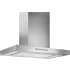 Thermador Masterpiece Series HMIB36WS - 36 Inch Island Mount Smart Range Hood With 4-Speed/600 CFM Blower in Angled View