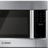 Bosch Benchmark Series HMVP054U - 30 Inch Built-In Over-the-Range Convection Microwave in Stainless Steel Front Detail View