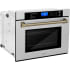 ZLINE Autograph Edition AWSSZ30CB - 30 Inch Single Electric Wall Oven Angle View