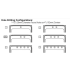 Elkay Lustertone ADA Collection LRAD252265PD5 - Hole Drilling Configurations