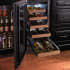 Perlick Signature Series HP15WS44L - 15" Signature Series Wine Reserve shown with custom panels.