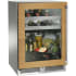 Perlick Signature Marine HP24CM44L - 24 Inch Built-In Undercounter Dual-Zone Refrigerator/Wine Reserve in Front View