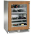 Perlick Signature Marine HP24DM44L - 24 Inch Undercounter Dual-Zone Wine Cooler in Front View