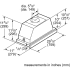 Bosch 500 Series HUI50351UC - Dimensions Guide