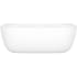 Rohl Edge™ ELDNSWOF - 34 Inch Freestanding Soaking Bathtub With Void And Overflow Hole