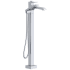 Rohl Zendo TZO39C - Single Hole Floor Mount Tub Filler Trim in Chrome