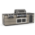 Fire Magic ID790SMR115BA - Contemporary Island w/ Refrigerator Cut-Out