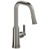 Rohl Trattoria TTSQ101SS - Trattoria Single-Handle Pull-Down Kitchen Faucet with 1.5 GPM Flow Rate in Stainless Steel