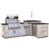 Fire Magic IL660SPD116BA - Fire Magic L-Shaped SP Island with Pantry Door Cut-Out