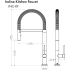 ZLINE INCKFMB - Incline Kitchen Faucet Dimension