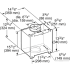 Bosch 800 Series DHI1FZUC - Dimensions