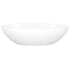 Rohl Barcelona VBBAR48NO - 11 Inch Oval Vessel Bathroom Sink with Drain Hole Center