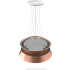 Futuro Futuro Arena Series IS24ARENACR - 24-inch Arena Copper Island Range Hood