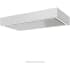 Futuro Futuro IS36TRIMWHT - 36″ Trim White Ceiling Range Hood in Angled View