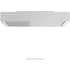 Futuro Futuro IS36TRIMWHT - 36″ Trim White Ceiling Range Hood in Front View