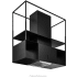 Futuro Futuro Knox Series IS48KNOXGM - 48 Inch Knox Island Mount Range Hood in Front Angled View