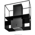 Futuro Futuro Knox Series IS48KNOXGM - 48 Inch Knox Island Mount Range Hood in Angled View