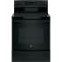 GE JBS60DKBB - 30" Freestanding Electric Range in Black with Ceramic Glass Cooktop and 5.3 cu. ft. Oven