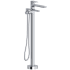 Rohl Fresk™ TFR39C - Thermostatic Single Hole Floor Mount Tub Filler Trim in Chrome