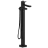 Rohl Kubik TUS39BK - Kubik™ Single Hole Floor Mount Tub Filler Trim in Black