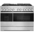 JennAir NOIR™ JDRP648HM - NOIR™ 48-inch Dual-Fuel Professional-Style Range with Grill