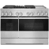 JennAir NOIR™ JDRP748HM - NOIR™ 48-inch Dual-Fuel Professional-Style Range with Chrome-Infused Griddle and Grill